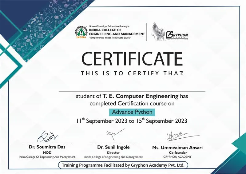 ICEM Certificates